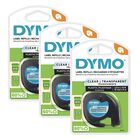 Cinta De Etiquetado Dymo Lt Para Rotuladoras Letratag, 3 Rollos