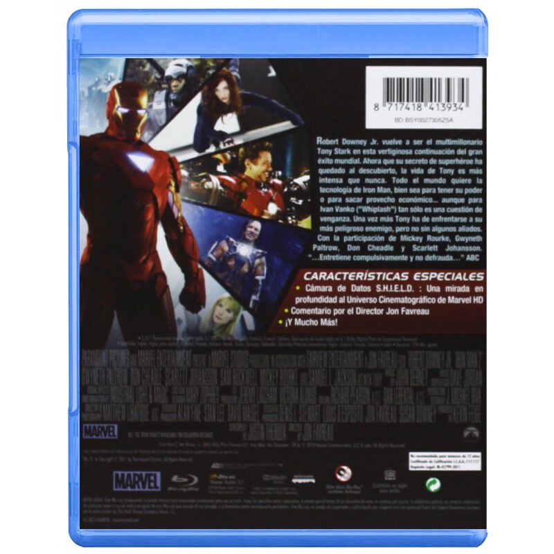 Hombre De Hierro 2 [blu-ray] image number null
