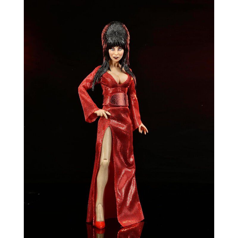 Figura Elvira Mistress Of Dark Con Vestido Rojo... image number null