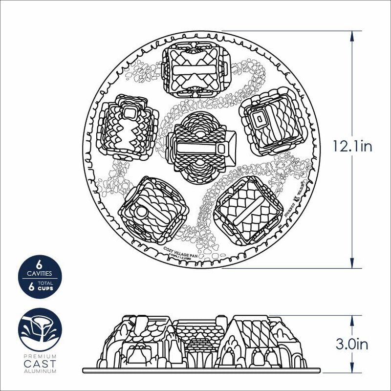 Bandeja Para Hornear Nordic Ware Cozy Village G... image number null