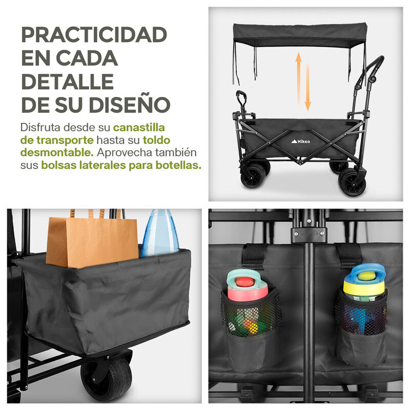 Carrito Plegable Portátil y Carriola Todo Terre... image number null