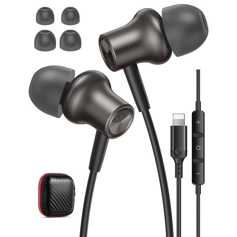 Auriculares In-Ear Imangoo MFI con Conector Lig... image number null
