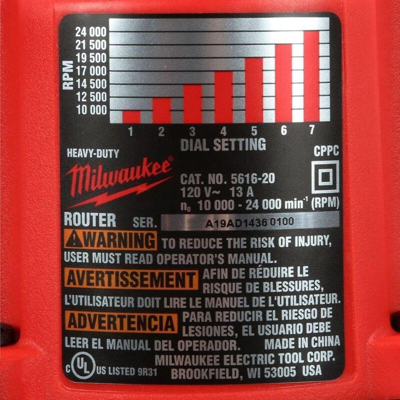 Router Milwaukee 1 3/4 Hp Profesional Modelo 56... image number null