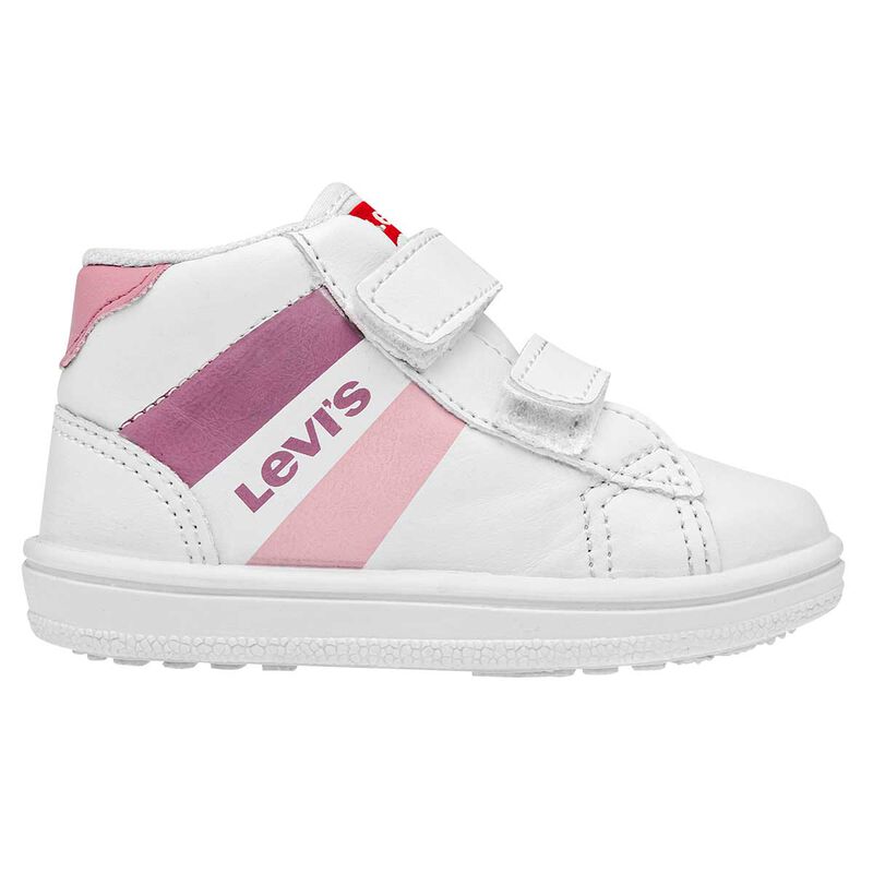 Levi's Tenis para beb&eacute; ni&ntilde;a blanco rosa image number null