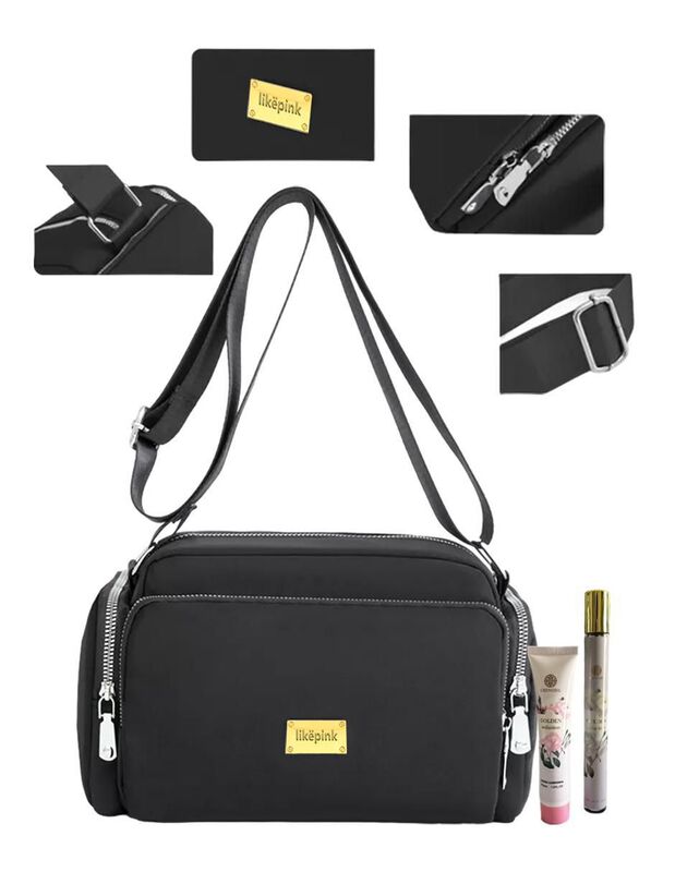 Bolsa Crossbody Pink Brule City Lights Para Muj... image number null