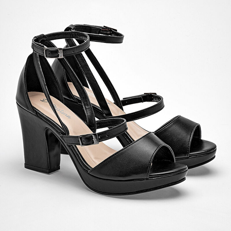 D'Cristian zapatilla semiabierta para mujer neg... image number null