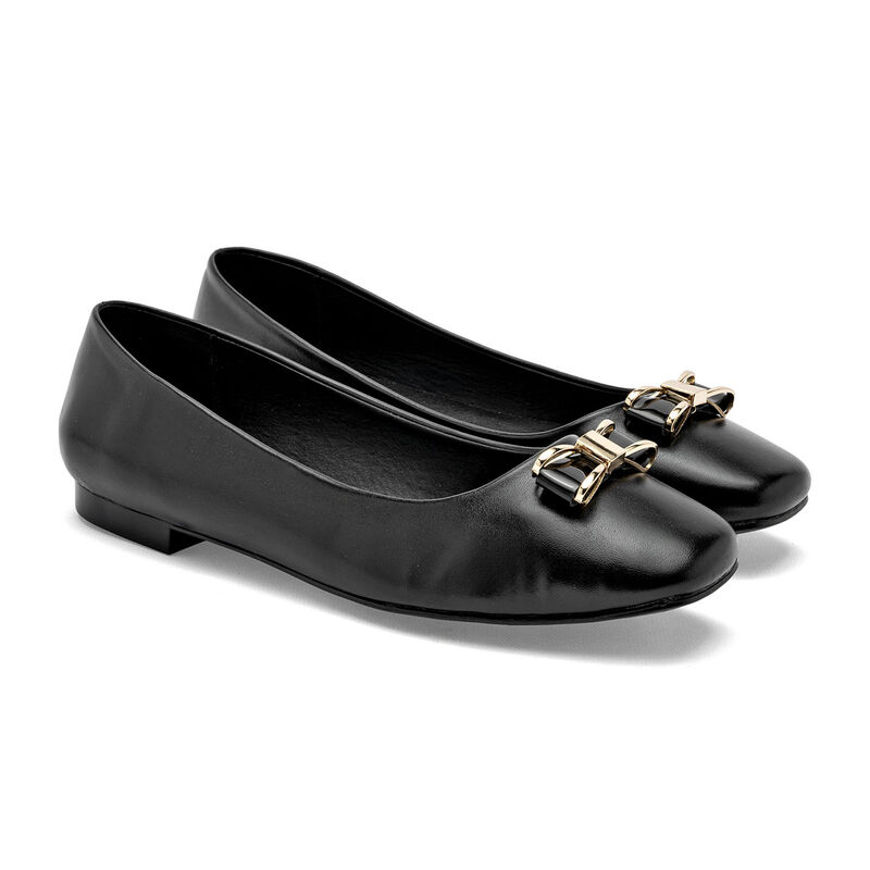 Tristanni Shoes Balerina Negro Para Mujer 14867... image number null
