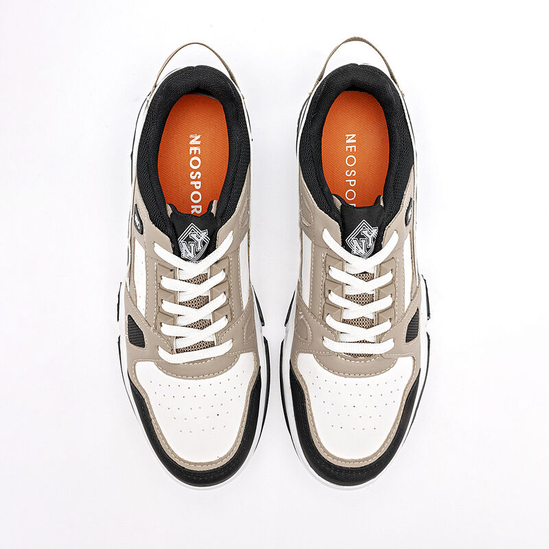 Neosport tenis para hombre blanco beige negro c... image number null
