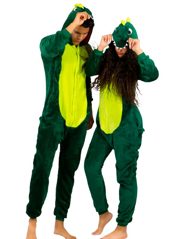 Pijama Mameluco Adultos Y Ni&ntilde;o Invierno Pijamas... image number null