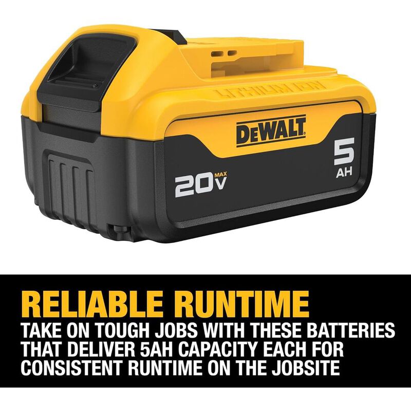 Bater&iacute;a Dewalt Dcb205 20v Max 5ah Litio Alto Re... image number null