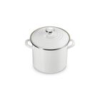 Olla Le Creuset De Acero Esmaltado 7,5 L Blanca