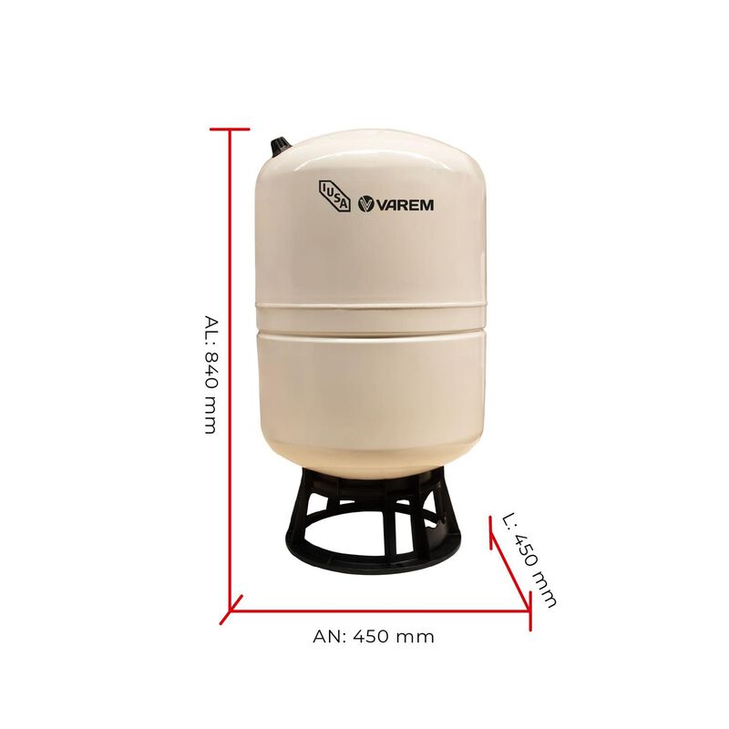 Tanque Presurizado Aquavarem, 100 L, 150 Psi, I... image number null
