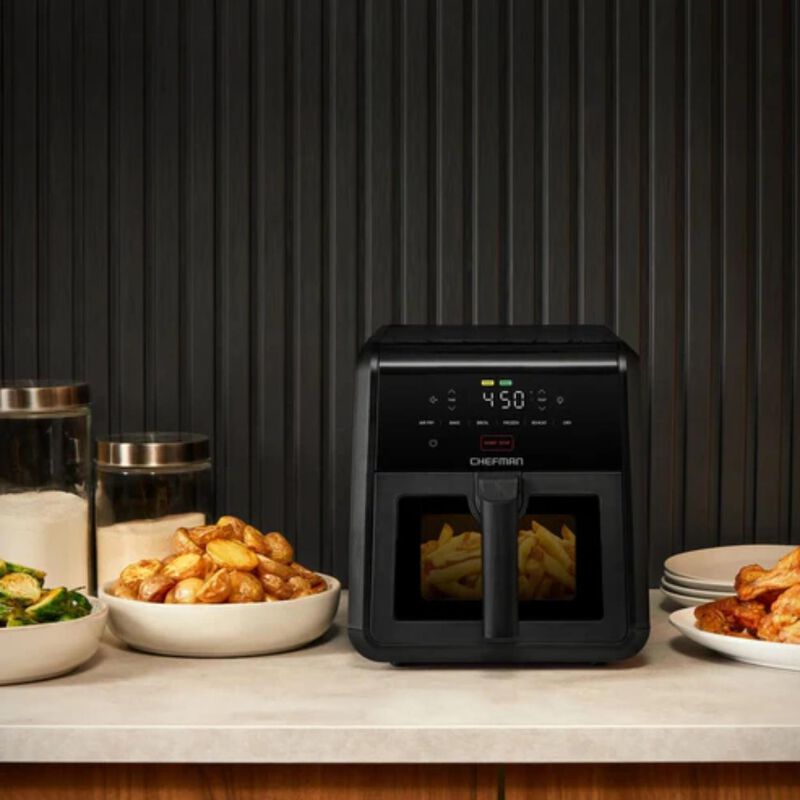 Freidora De Aire Chefman Turbo Fry 6.6 Litros N... image number null