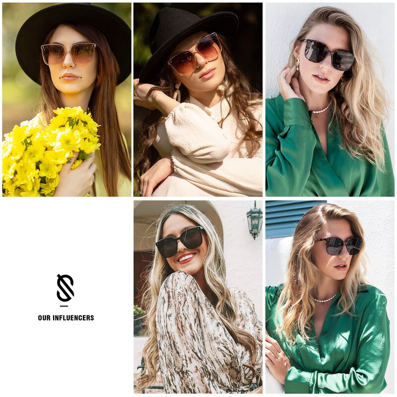 Gafas De Sol Sojos Sj2157 De Estilo Vintage Par... image number null