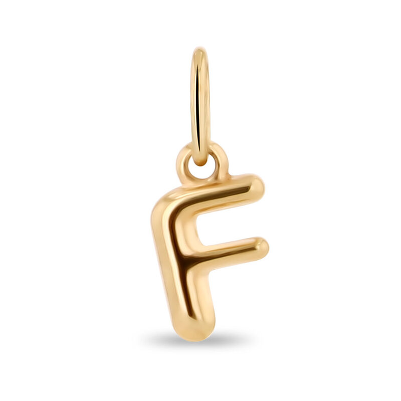 Dije De Oro Amarillo De 10K (Letra F) Sin Caden... image number null