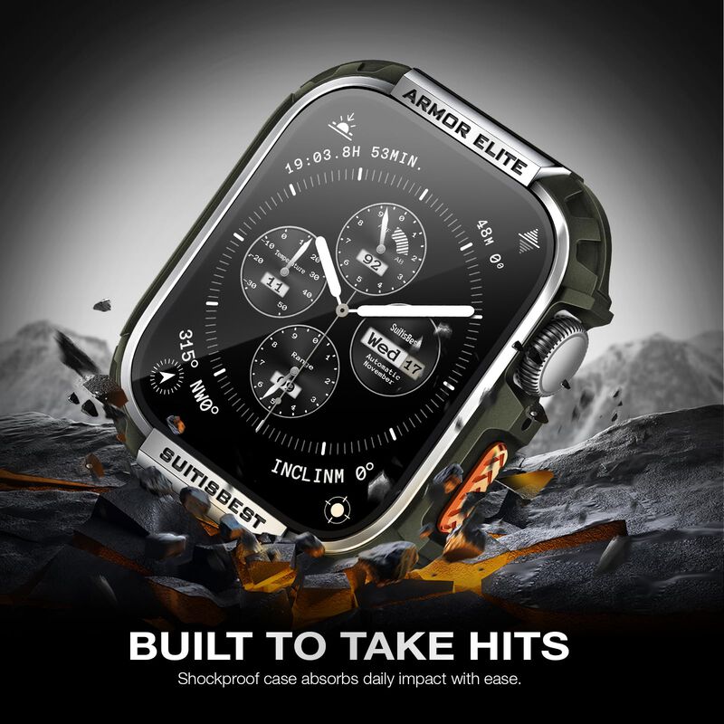 Funda Suitisbest Metal Rugosa 46mm para Apple W... image number null