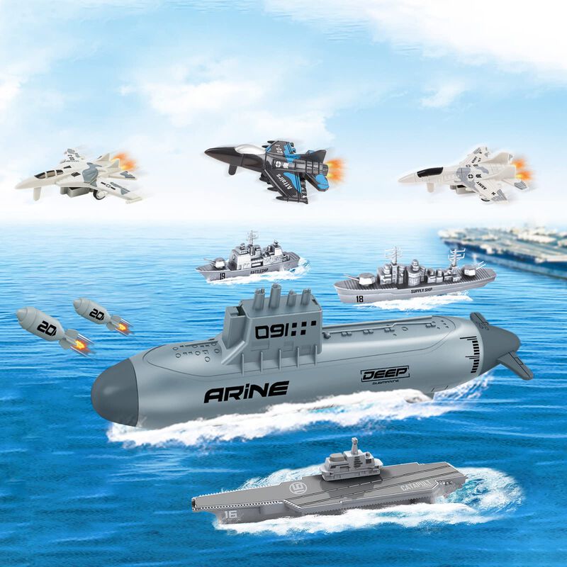 Set De Juguetes Para Portaaviones Deao Military... image number null