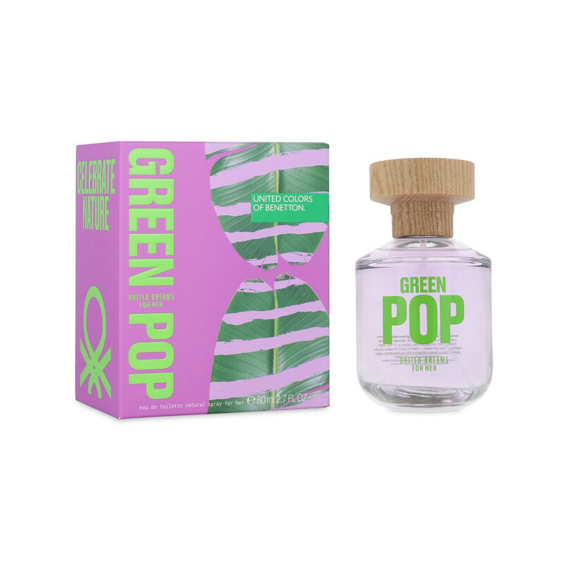 Benetton Green Pop Her 80ml Edt Spray image number null