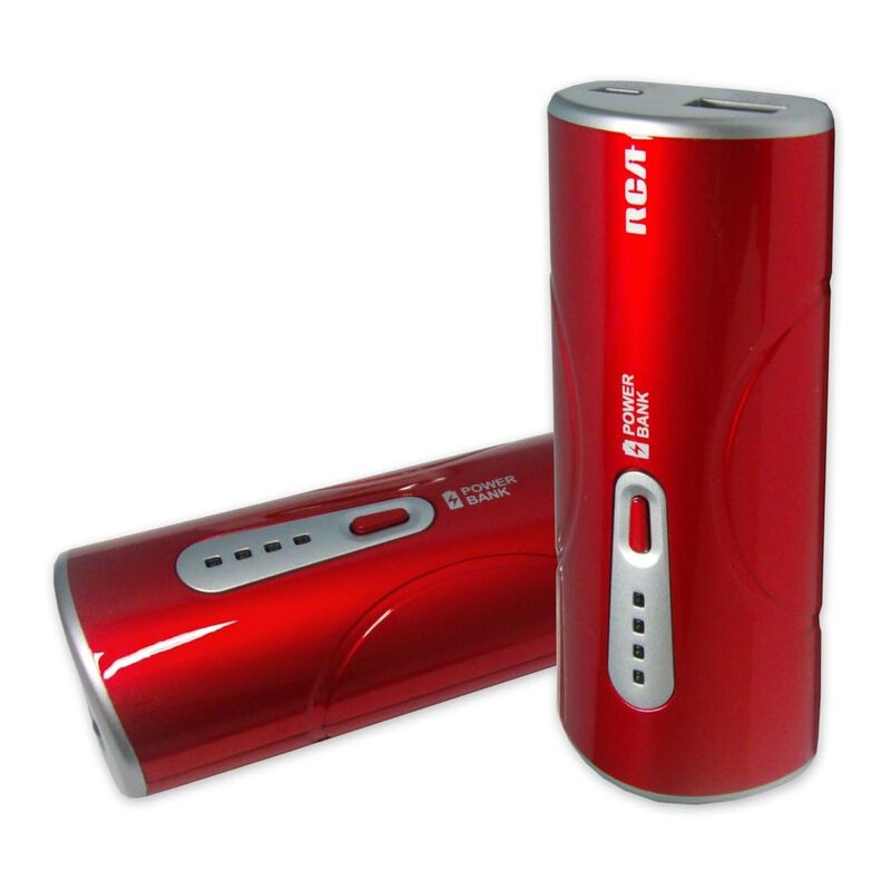 Bateria De Respaldo Rca Pwb5200Rd 5200 Mah, Roj... image number null