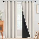 Cortinas Simplehome 229 cm Crema Opacas 2 Paneles