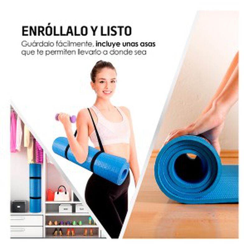 Tapete Para Yoga Con Correa Para Transportar image number null