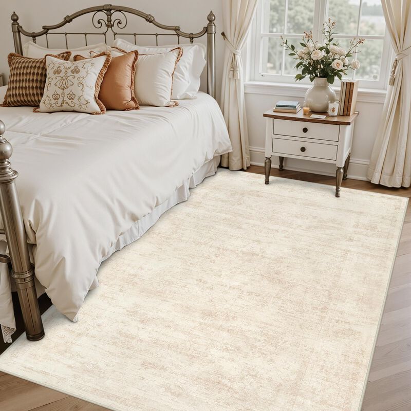Alfombra Luxturiy 244 cm x 244 cm Beige Lavable... image number null