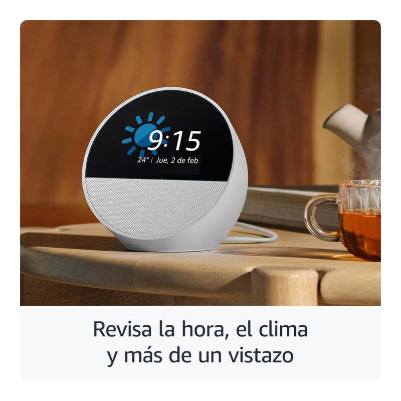 Alexa Echo Spot despertador inteligente con son... image number null