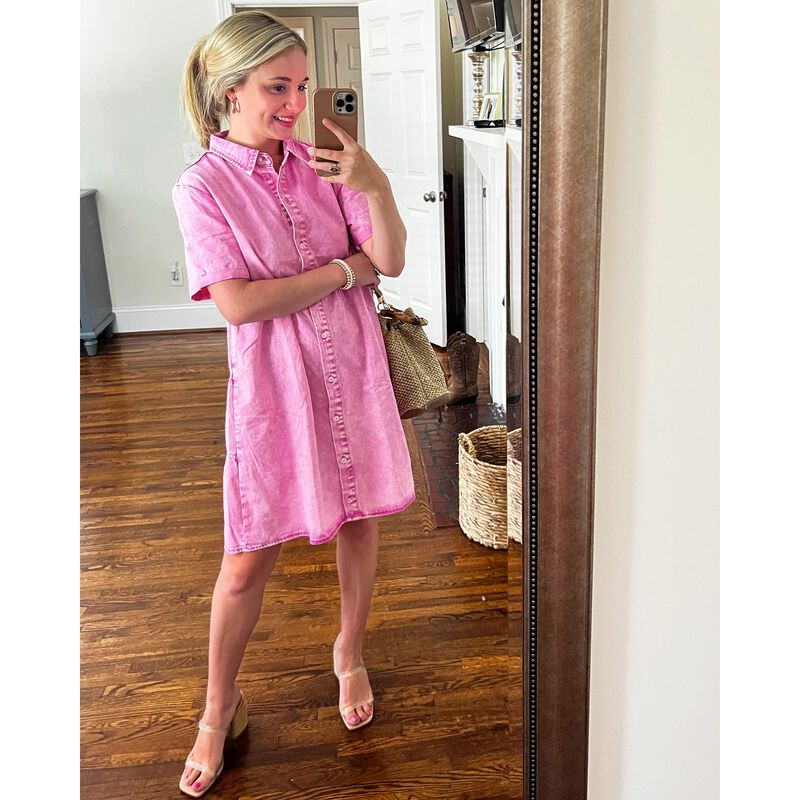 Vestido Grapent Rosa Talla M (8-10) image number null