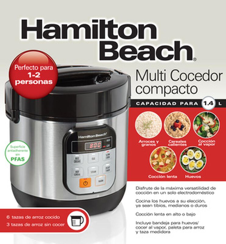 Olla Multifuncional Hamilton Beach 37524 Digita... image number null