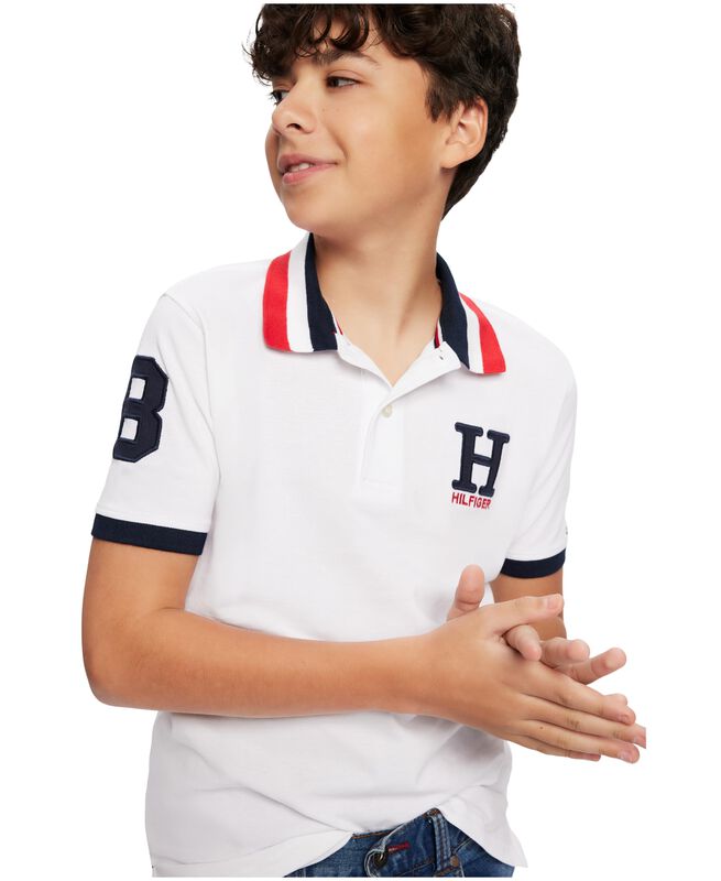 Polo Tommy Hilfiger De Manga Corta Para Ni&ntilde;os, ... image number null