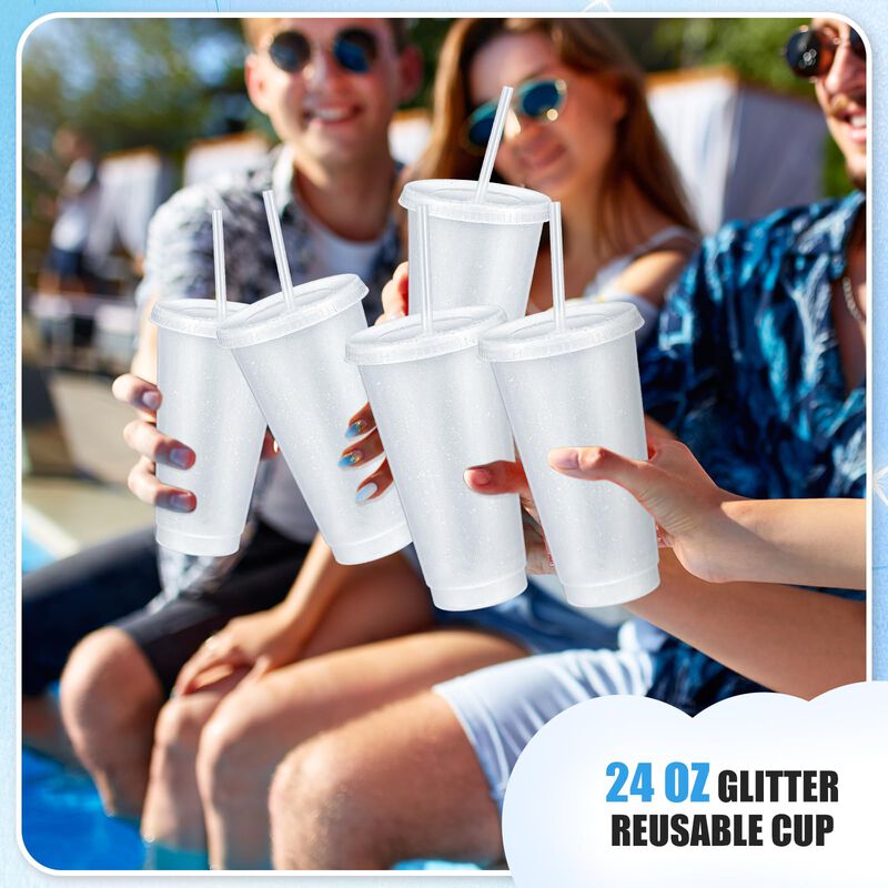 Vaso Reutilizable Uiifan 710 ml Con Brillo &ndash; Pa... image number null