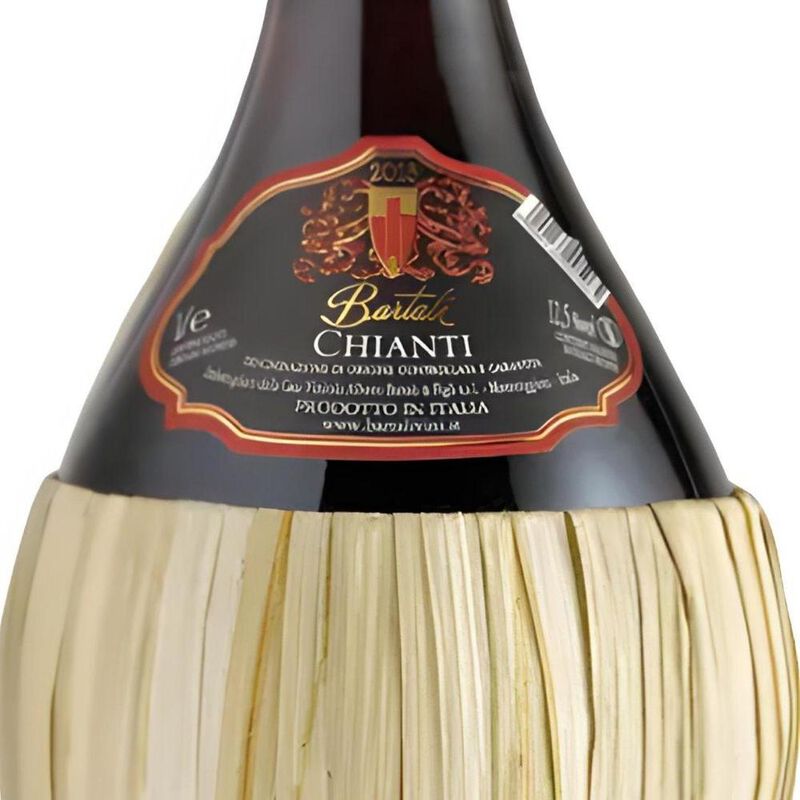 Vino Tinto Bartali Chianti Fiasco Paglia Docg 1... image number null