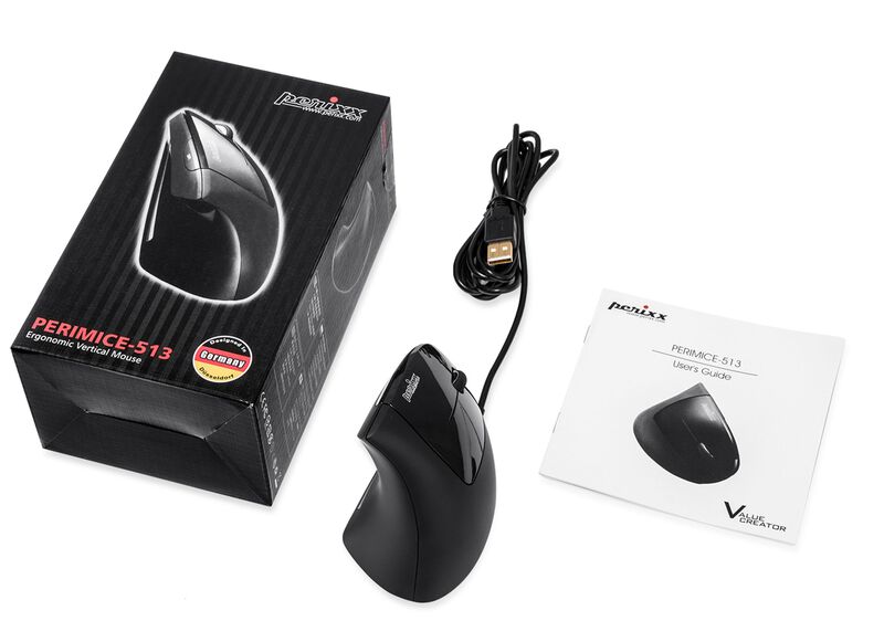 Rat&oacute;n Perixx Perimice-513 Con Cable Ergon&oacute;mico ... image number null