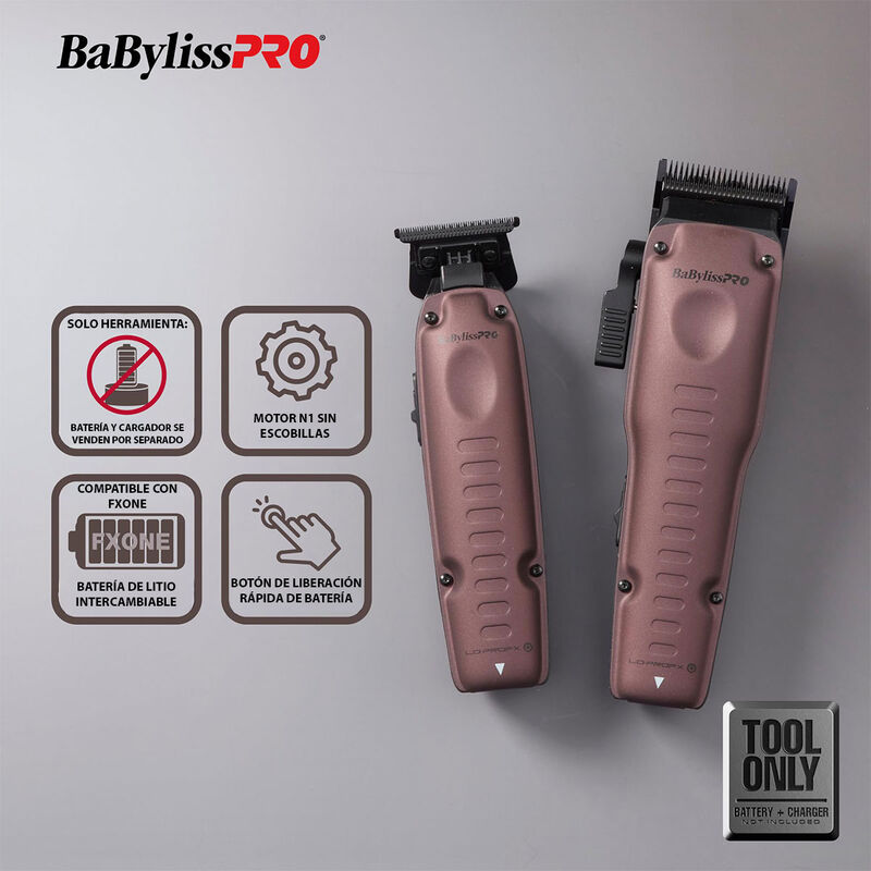 BaBylissPRO FXONE Lo-ProFX FX129PTO Clipper + T... image number null