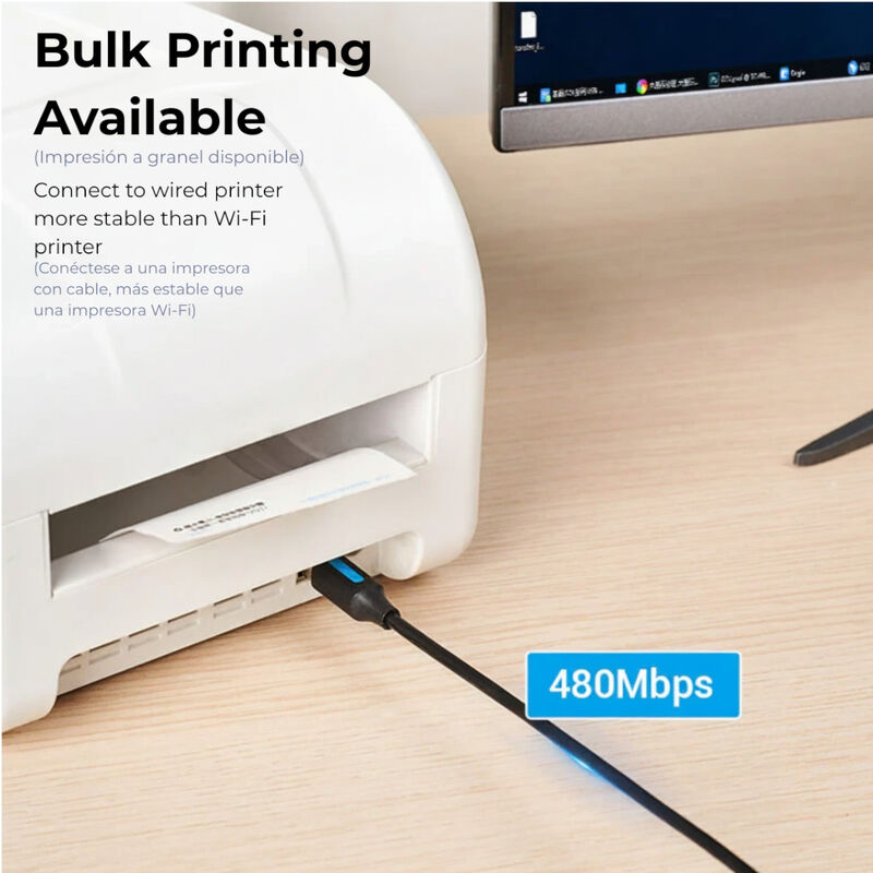 Cable de Impresora USB-C  a USB-B VENTION 2 Met... image number null