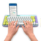 Teclado Inal&aacute;mbrico Bluetooth Retro M&aacute;quina De Escribir En Espa&ntilde;ol, Redlemon, 85980