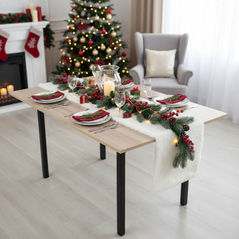 Mesa De Comedor Extendible Marlowe Color Natura... image number null