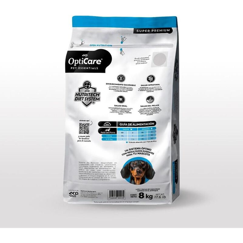 Opticare Adulto Razas Peque&ntilde;as 8 Kg Sellado, Or... image number null
