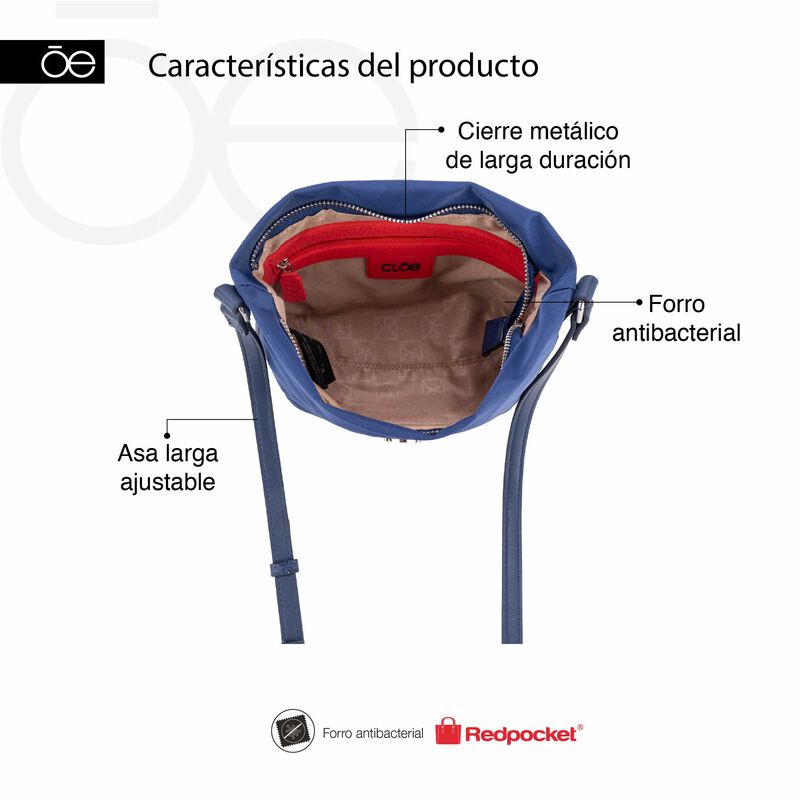 Bolsa Crossbody Con Herraje De Monograma Color ... image number null