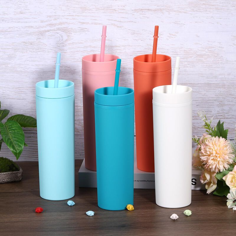 Vaso Termo Uxcell 450 ml Naranja Mate Con Tapa ... image number null