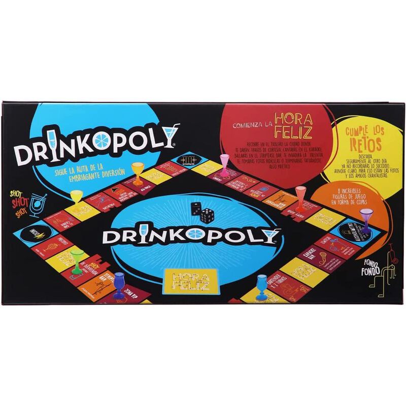 DRINKOPOLY JUEGO DE MESA PARA ADULTOS image number null
