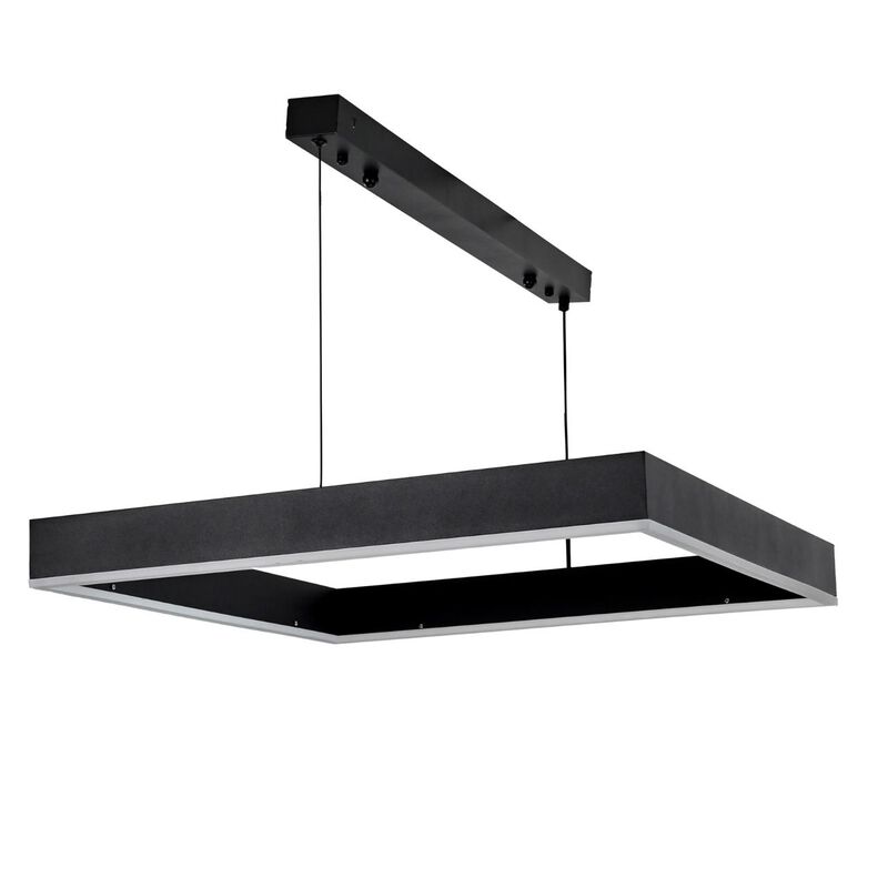 Lampara Candil De Techo De Led Cuadro Suspendid... image number null
