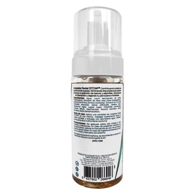 Espuma Facial Limpiadora Anti Acne Zitzap 150 M... image number null