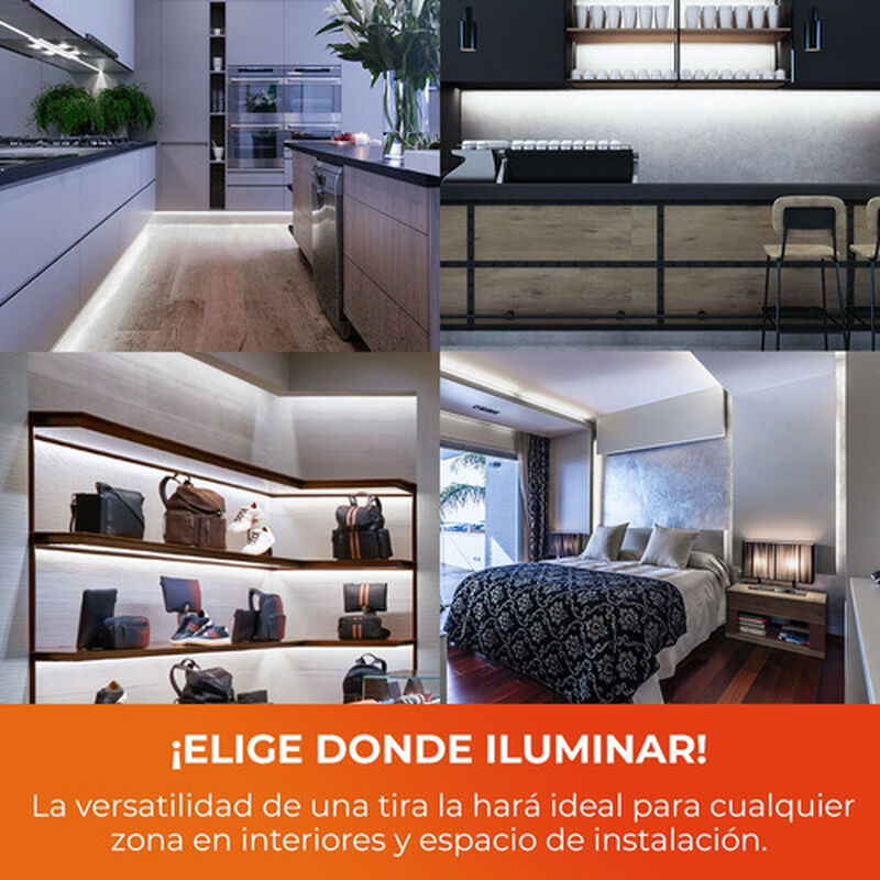 Tira Led 5 Metros De Longitud 12w Luz Blanca In... image number null