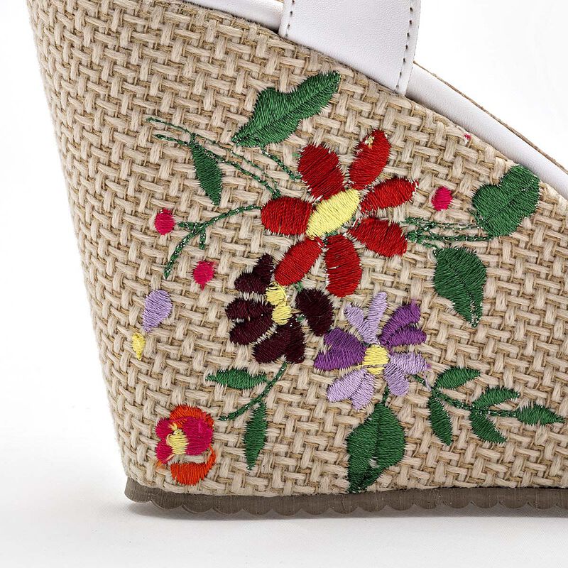 Mora Tierra Sandalia Para Mujer Blanco Cod 1324... image number null