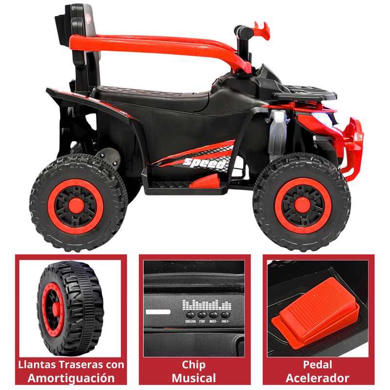 Montable Electrico para Ni&ntilde;os H&iacute;brido 4x4 con B... image number null