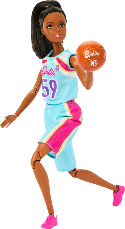 Mu&ntilde;eca Barbie Hecha Para Moverse, Jugadora De B... image number null