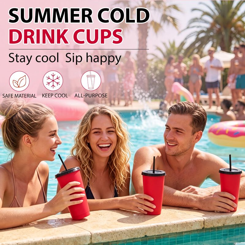 Vaso De Bebida Honeydak Pack De 30 689 ml Rojo/... image number null