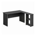 Escritorio Esquinero L Homeoffice Estudiantil color Gris Cenizo material MDP