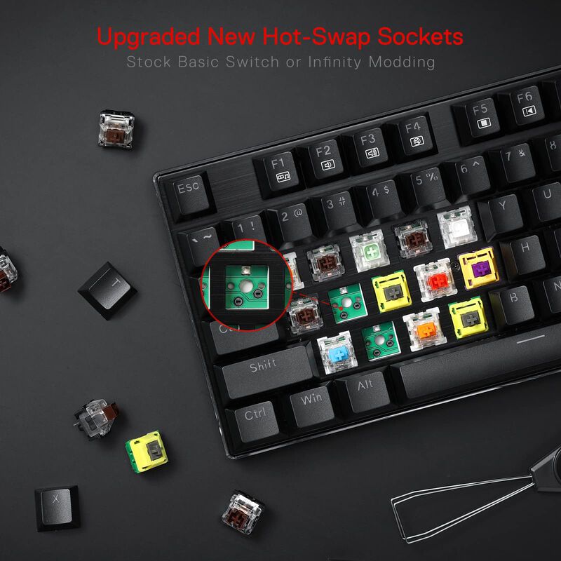 Teclado Mec&aacute;nico Redragon K556 RGB Retroilumina... image number null